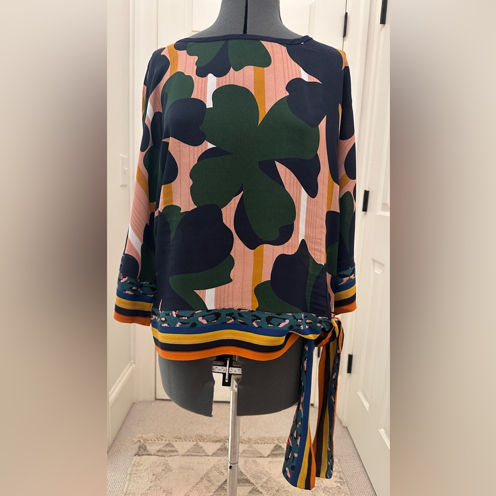 Anthropologie Blank London Floral Print Women's Top, sz S